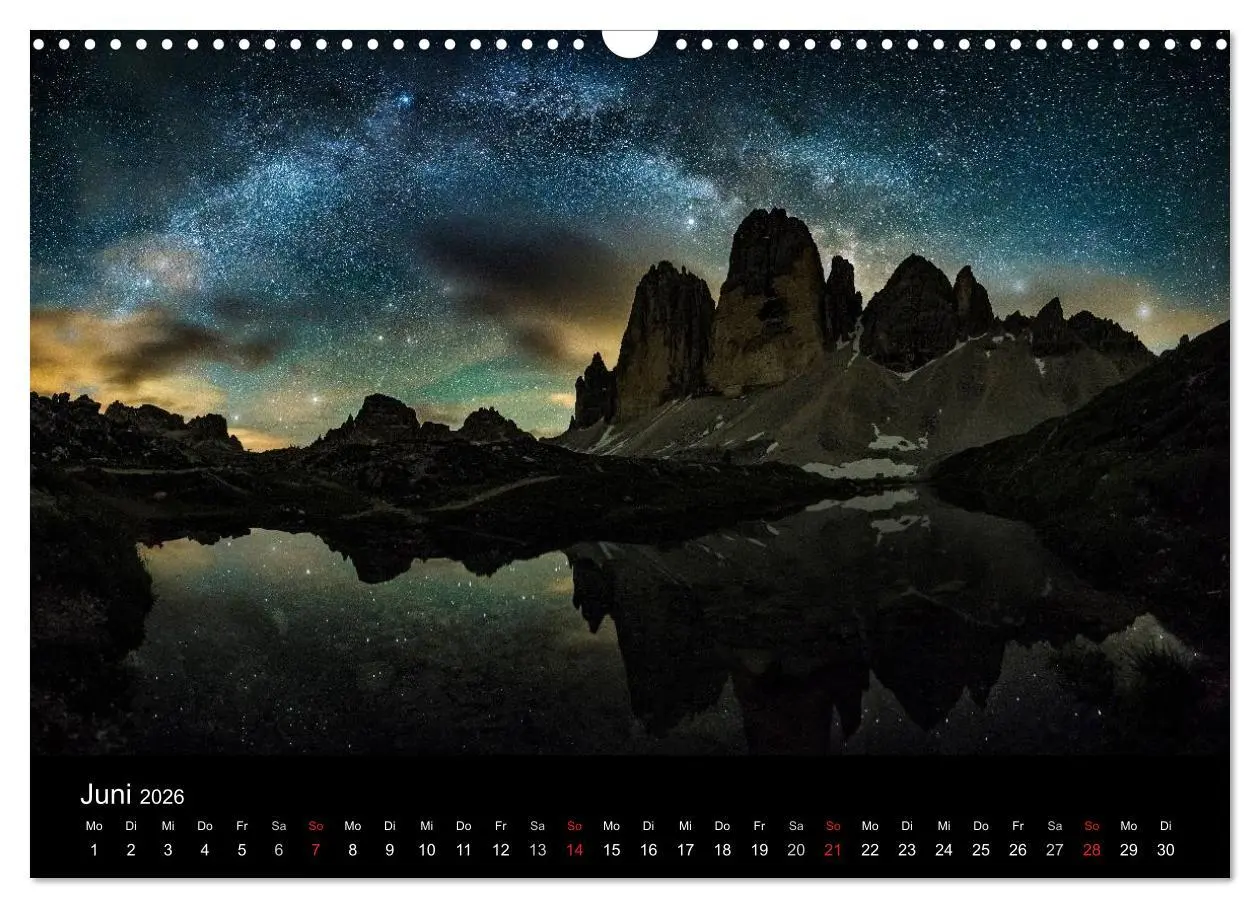 Bild: 9783516025200 | Sternensucher - Landschaft unter Sternen (Wandkalender 2026 DIN A3...