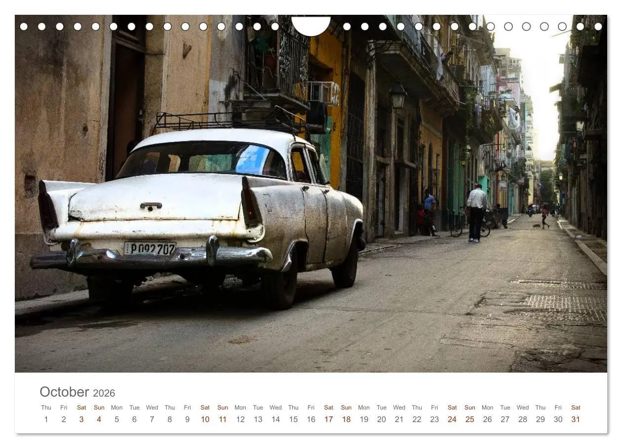 Bild: 9783516575200 | Cuban Cars (Wall Calendar 2026 DIN A4 landscape), CALVENDO 12 Month...