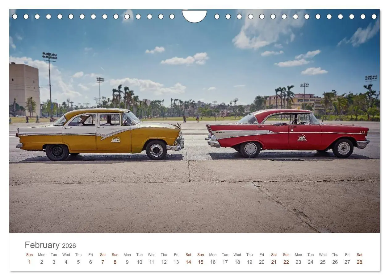 Bild: 9783516575200 | Cuban Cars (Wall Calendar 2026 DIN A4 landscape), CALVENDO 12 Month...