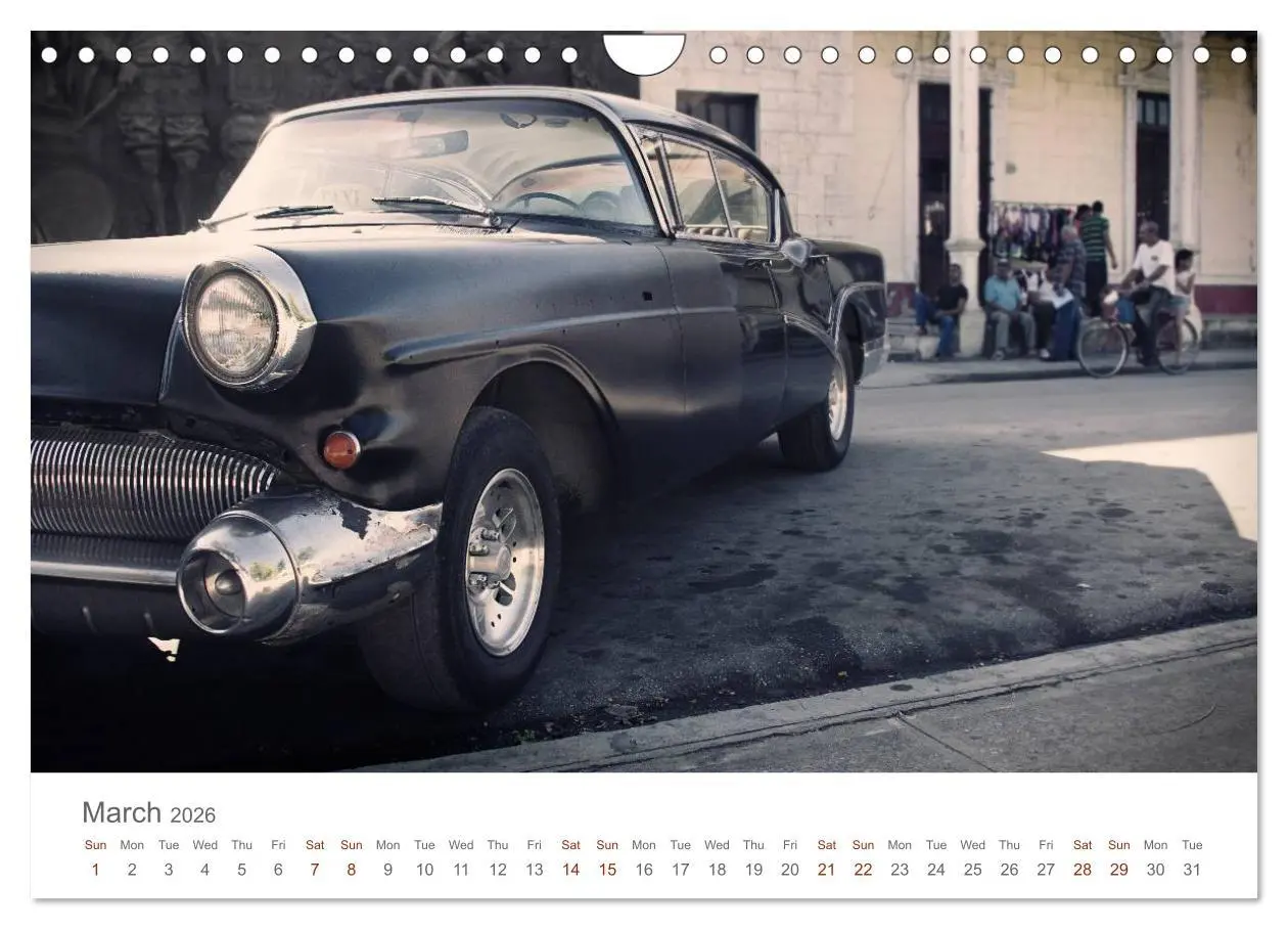 Bild: 9783516575200 | Cuban Cars (Wall Calendar 2026 DIN A4 landscape), CALVENDO 12 Month...
