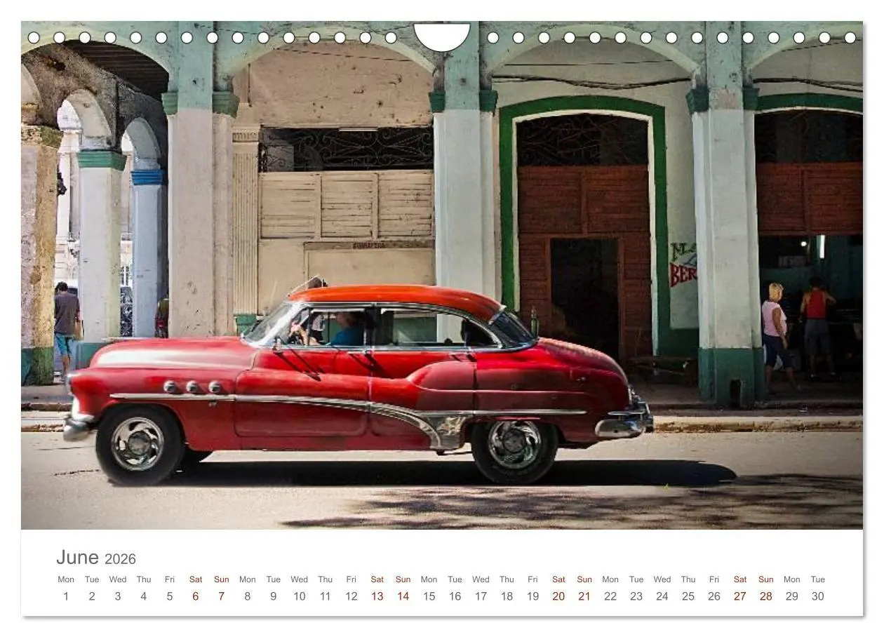 Bild: 9783516575200 | Cuban Cars (Wall Calendar 2026 DIN A4 landscape), CALVENDO 12 Month...