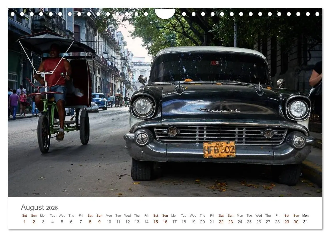 Bild: 9783516575200 | Cuban Cars (Wall Calendar 2026 DIN A4 landscape), CALVENDO 12 Month...