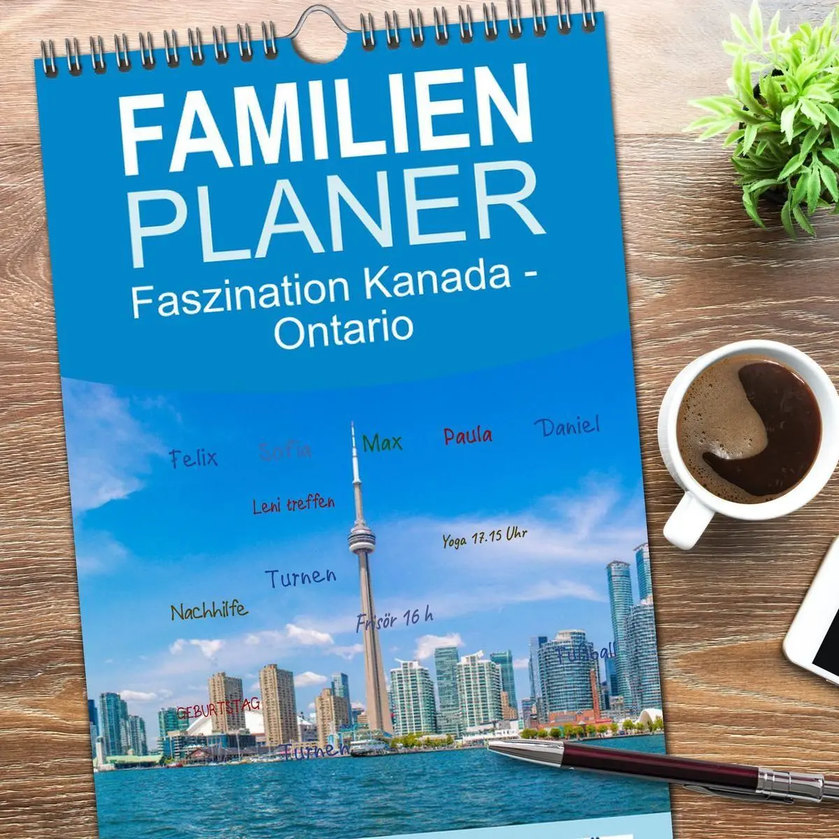 Bild: 9783516715200 | Familienplaner 2026 - Faszination Kanada - Ontario mit 5 Spalten...