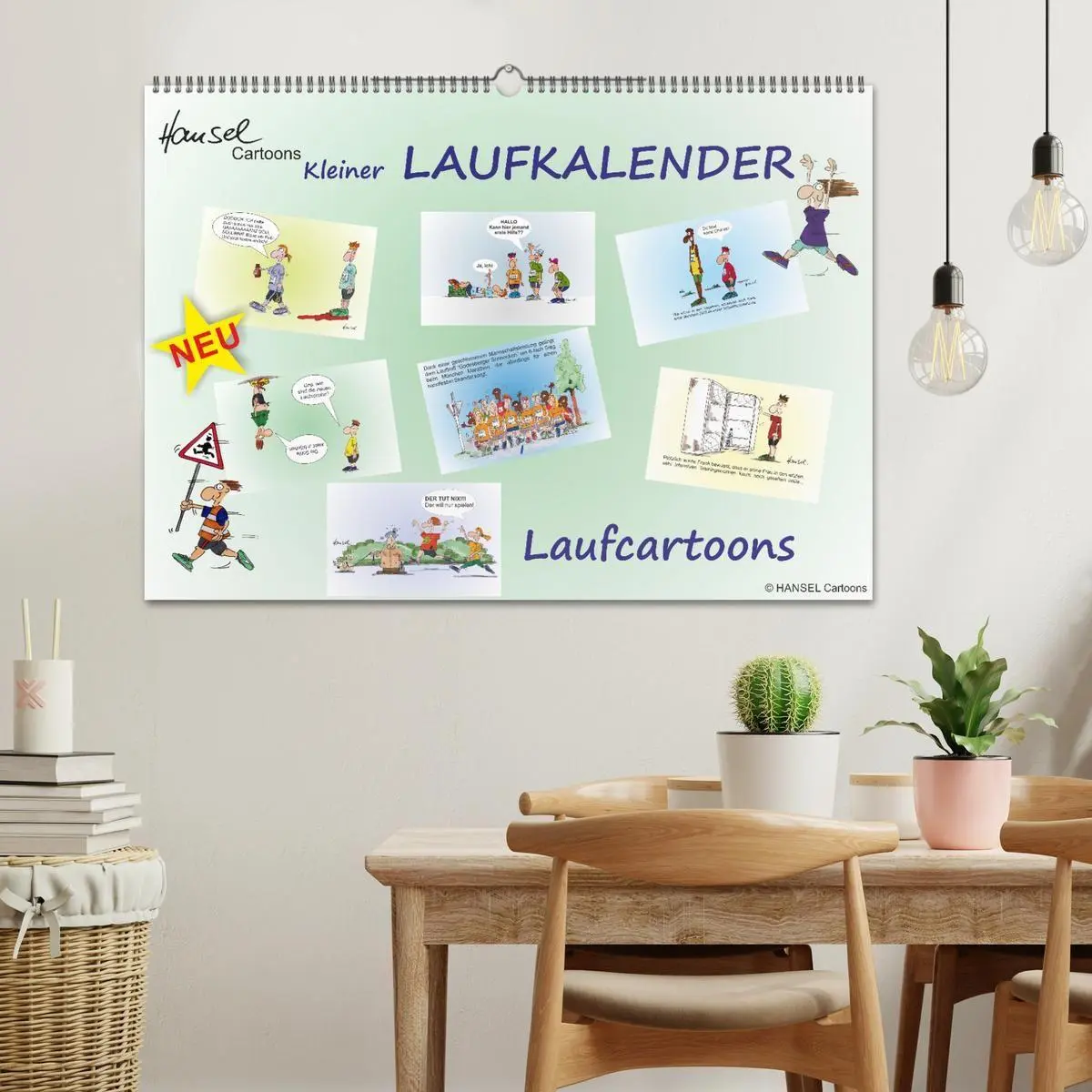 Bild: 9783569355200 | HANSELs kleiner Laufkalender (Wandkalender 2027 DIN A2 quer),...