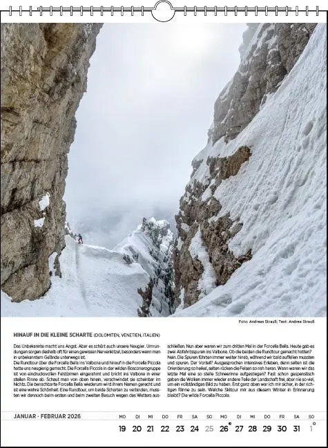 Bild: 9783861925200 | Blodigs Alpenkalender 2026 | Das Original seit 1926 | Andrea Strauß