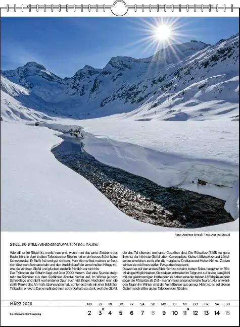 Bild: 9783861925200 | Blodigs Alpenkalender 2026 | Das Original seit 1926 | Andrea Strauß