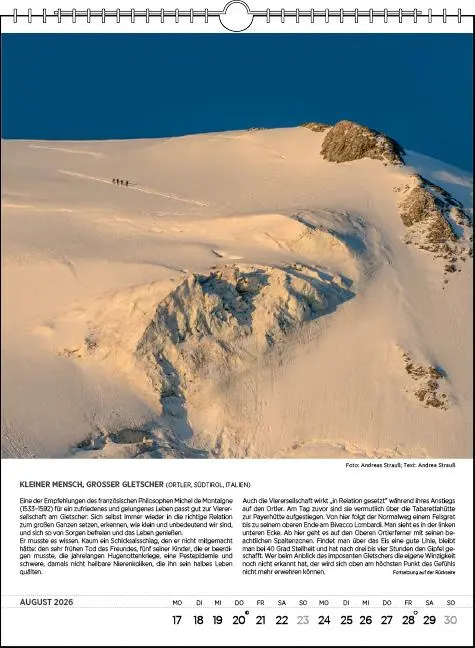 Bild: 9783861925200 | Blodigs Alpenkalender 2026 | Das Original seit 1926 | Andrea Strauß