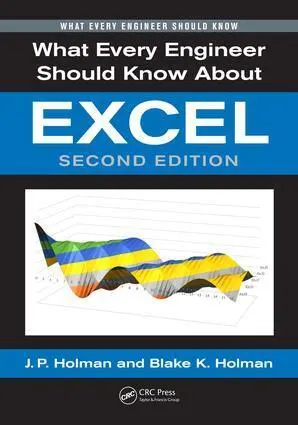 Crc Press What Every Engineer Should Know About Excel