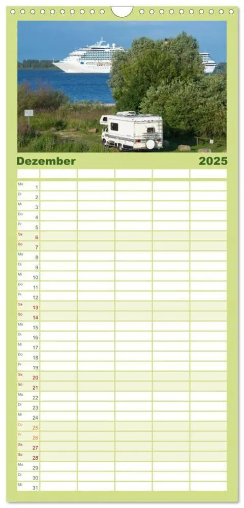 Bild: 9783457095300 | Familienplaner 2025 - Abenteuer Wohnmobil - Camping, Vanlife,...