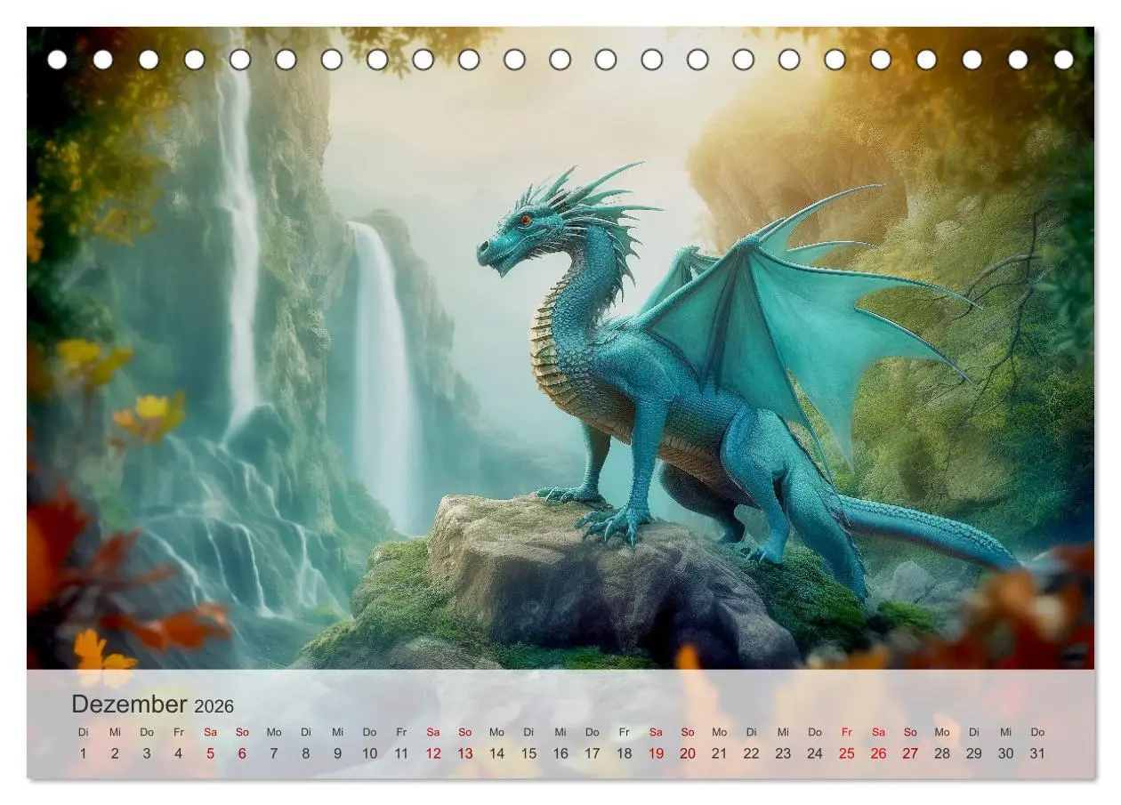 Bild: 9783457475300 | Im Land der schönen Drachen (Tischkalender 2026 DIN A5 quer),...