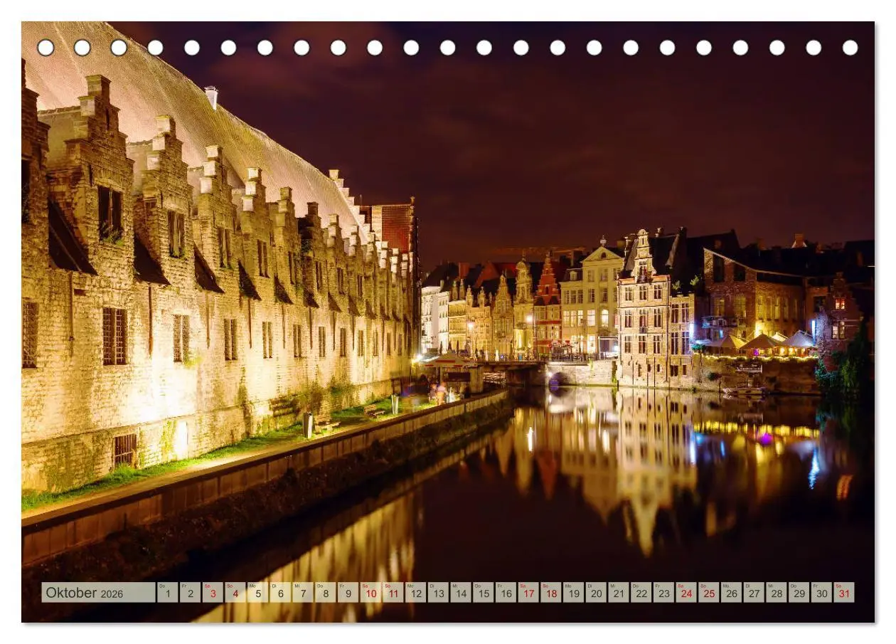 Bild: 9783457855300 | Gent - die geschichtsträchtige Perle in Flandern (Tischkalender...