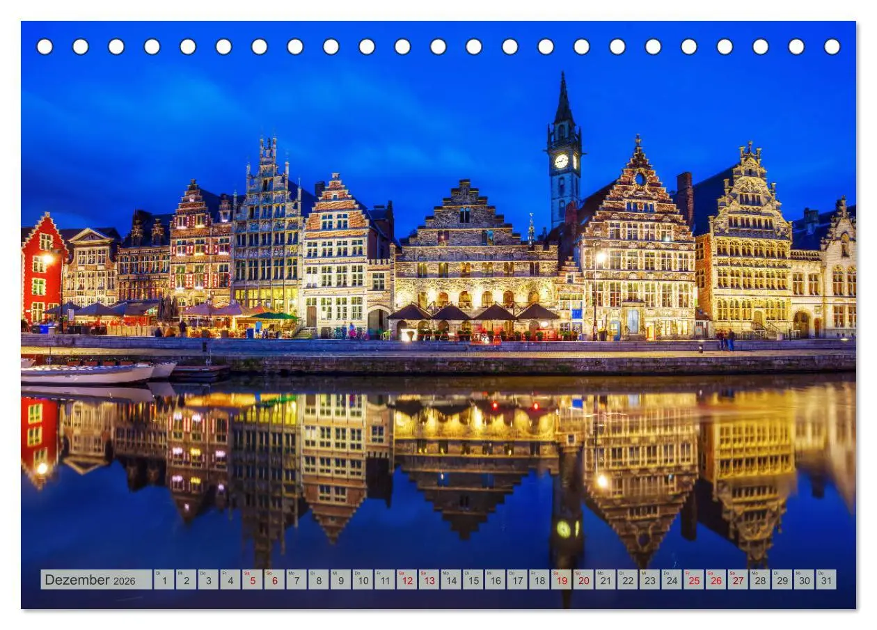 Bild: 9783457855300 | Gent - die geschichtsträchtige Perle in Flandern (Tischkalender...