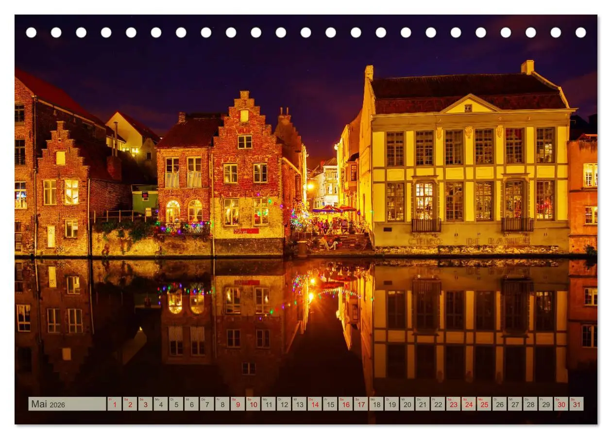 Bild: 9783457855300 | Gent - die geschichtsträchtige Perle in Flandern (Tischkalender...