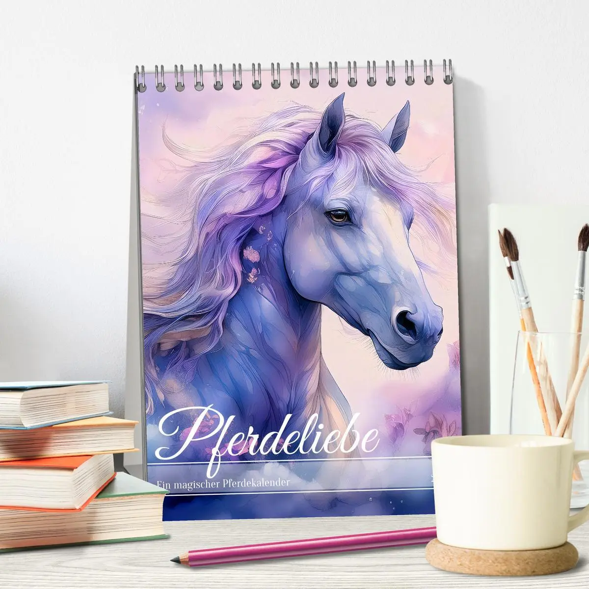 Bild: 9783516255300 | Pferdeliebe - Ein magischer Pferdekalender (Tischkalender 2026 DIN...