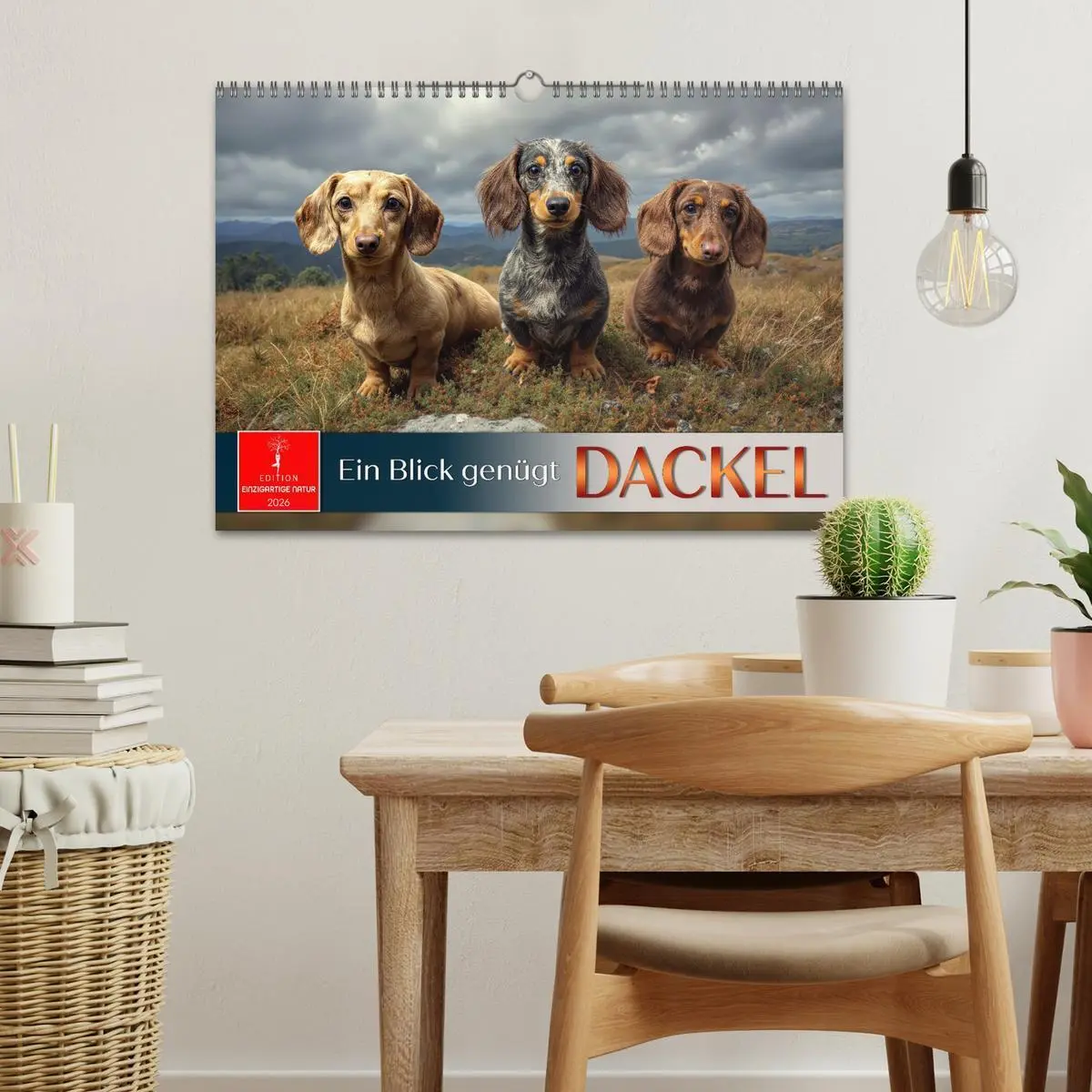 Bild: 9783516635300 | Dackel - ein Blick genügt (Wandkalender 2026 DIN A3 quer), CALVENDO...