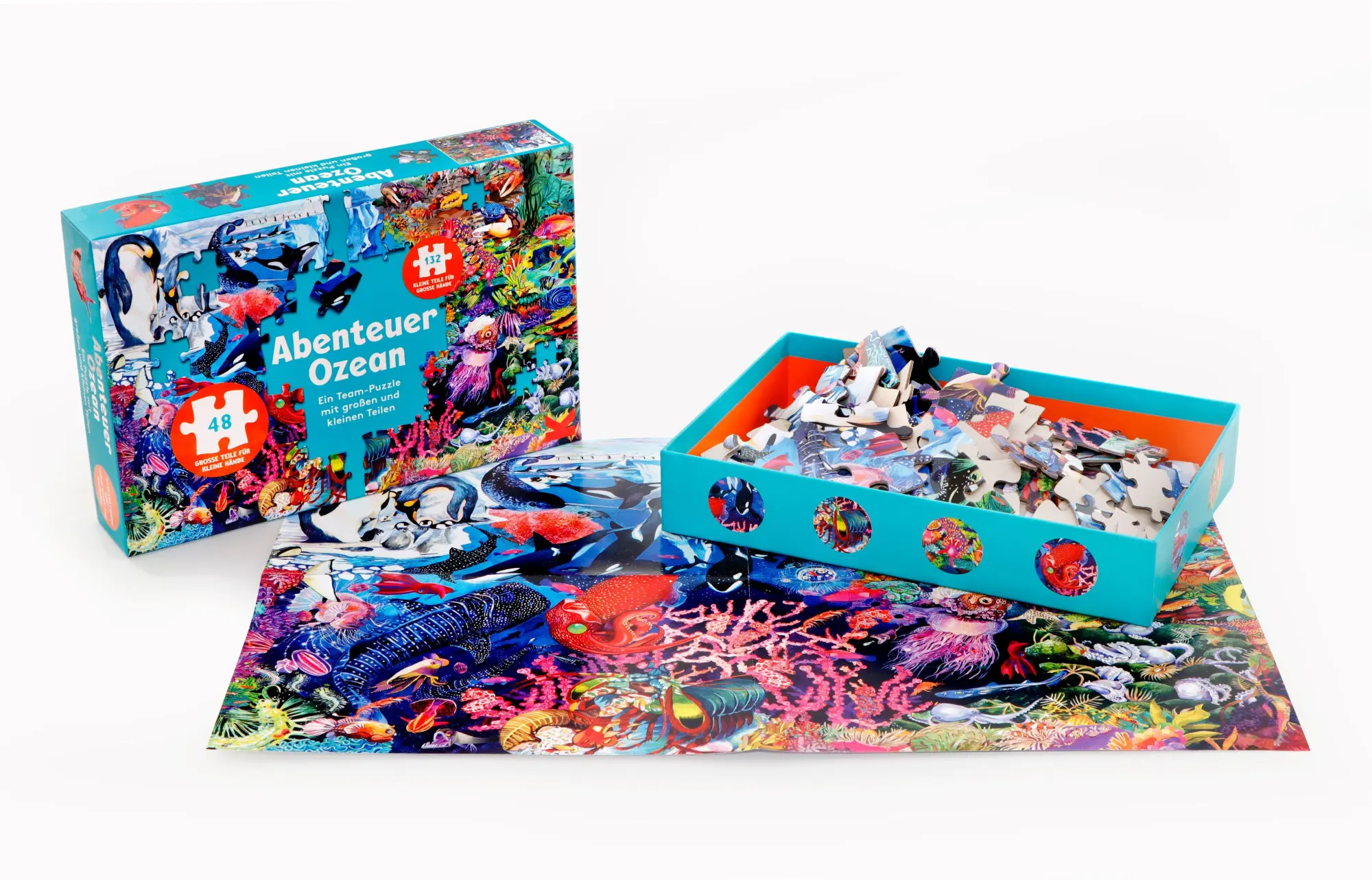 Bild: 9783962445300 | Abenteuer Ozean | Ein Team-Puzzle mit kleinen und großen Teilen | 2026