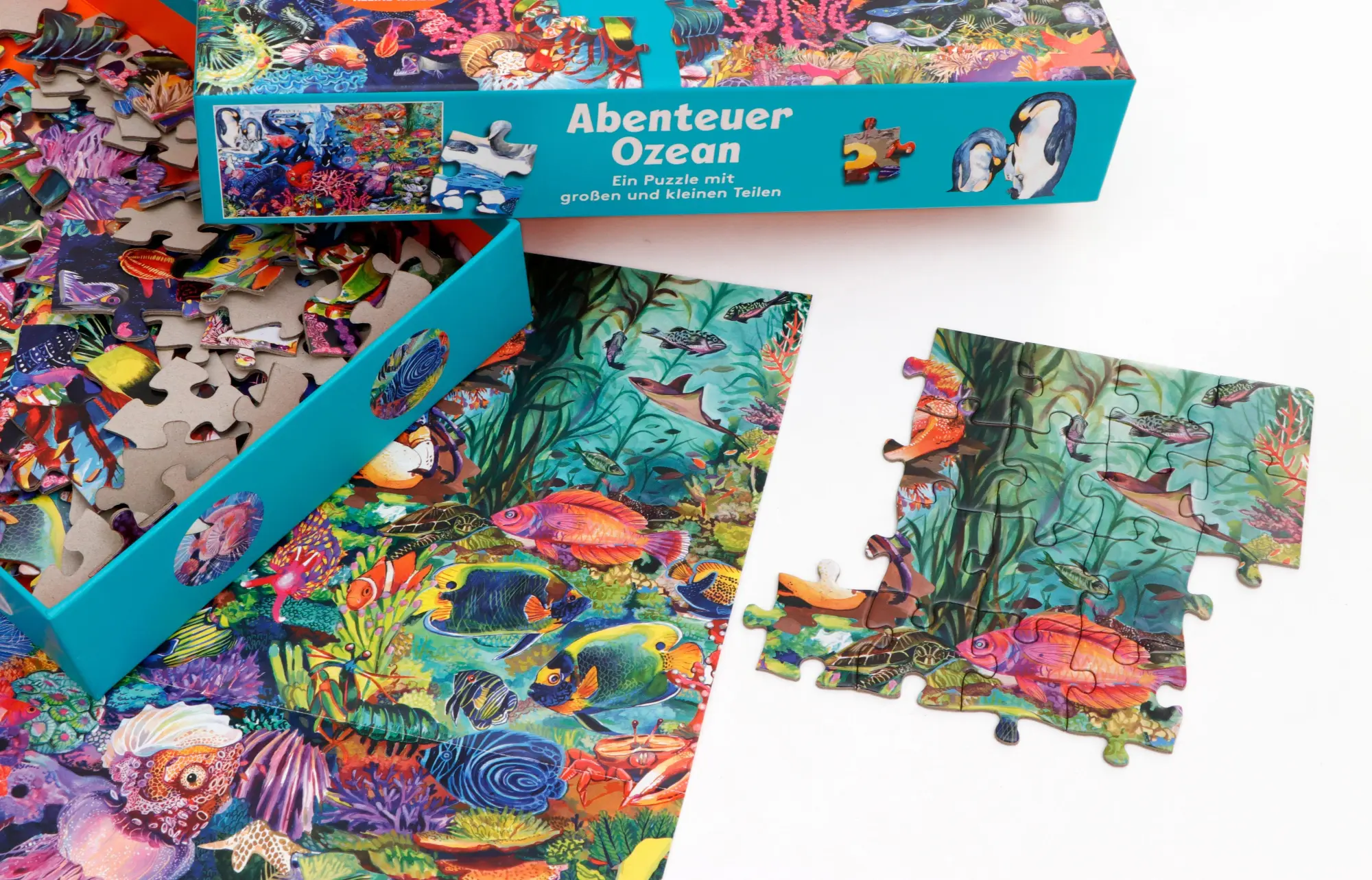 Bild: 9783962445300 | Abenteuer Ozean | Ein Team-Puzzle mit kleinen und großen Teilen | 2026