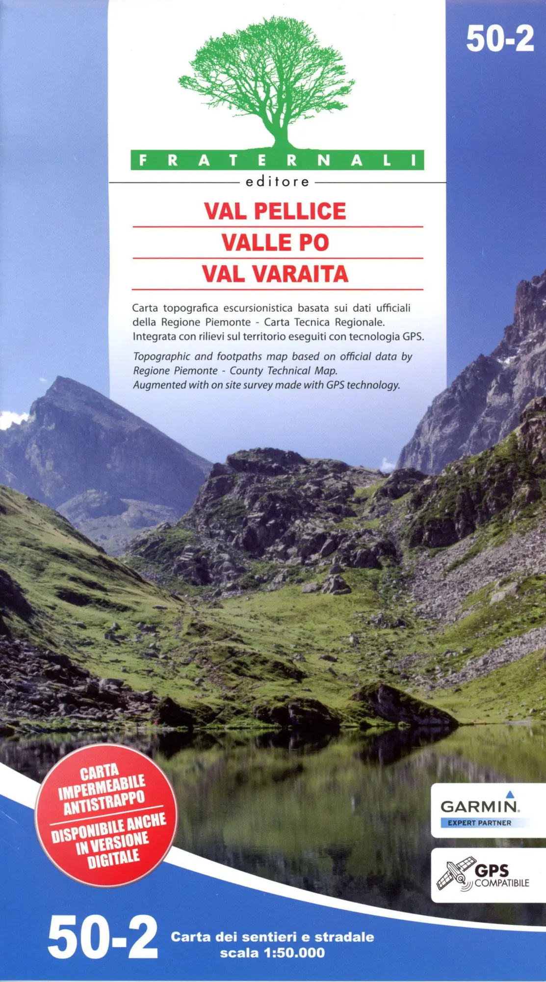 Cover: 9788897465300 | Carta n. 50.2. Val Pellice, Valle Po, Val Varaita. Carta dei...
