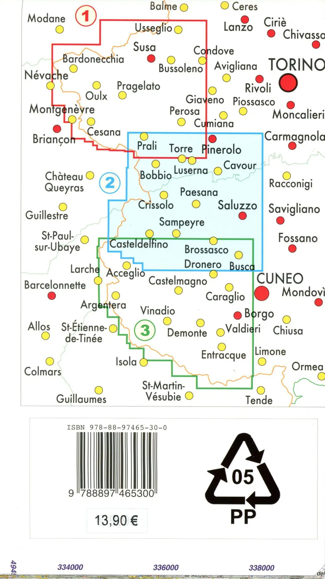 Bild: 9788897465300 | Carta n. 50.2. Val Pellice, Valle Po, Val Varaita. Carta dei...