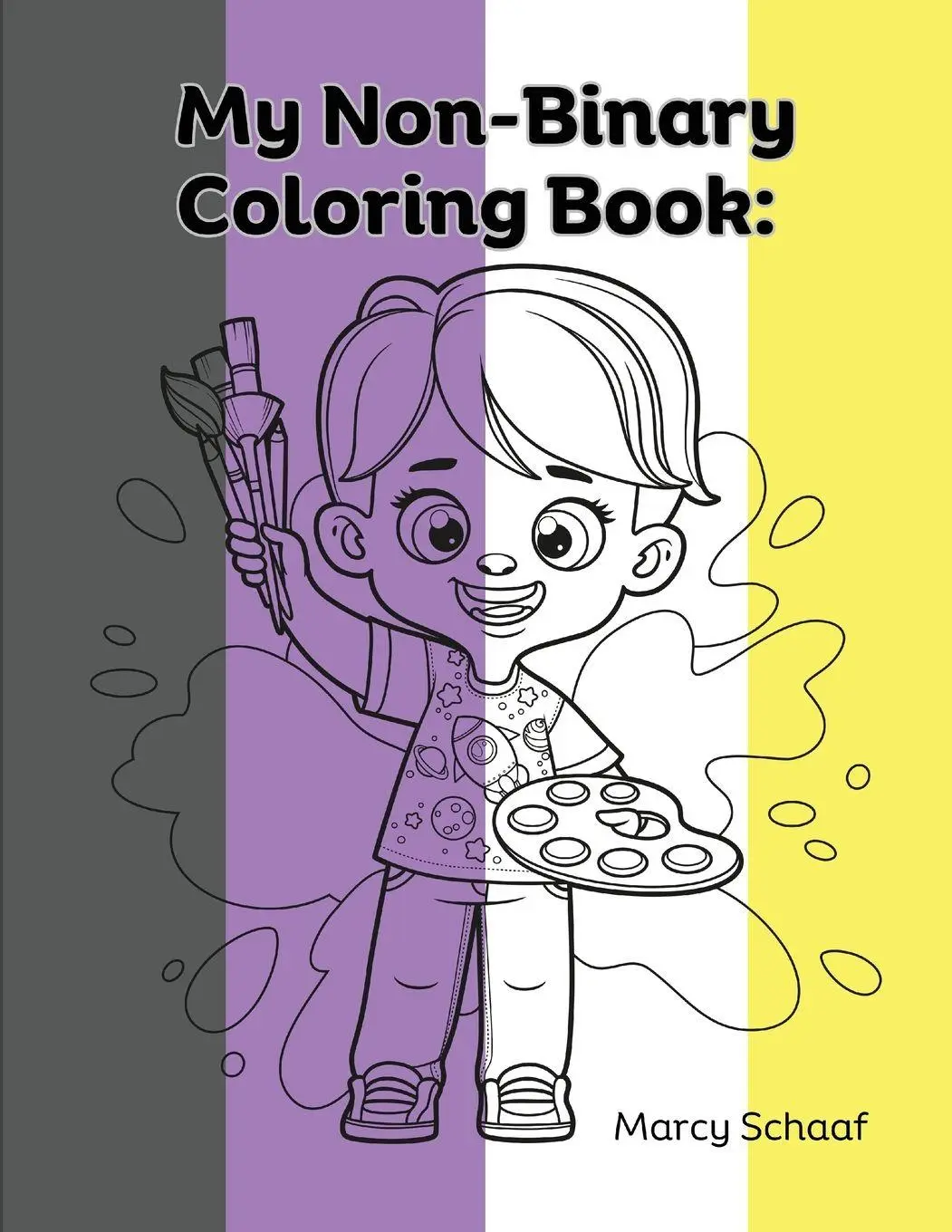 Cover: 9798330525300 | My Non-Binary Coloring Book | Marcy Schaaf | Taschenbuch | Englisch