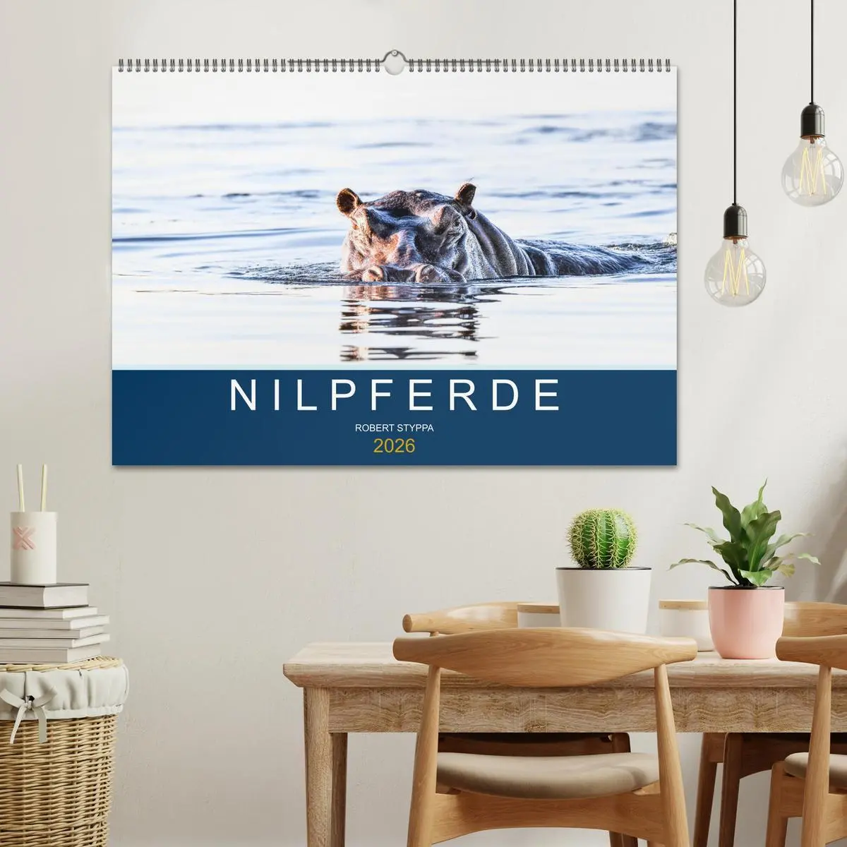 Bild: 9783457605400 | Nilpferde, Kolosse in Afrika (Wandkalender 2026 DIN A2 quer),...