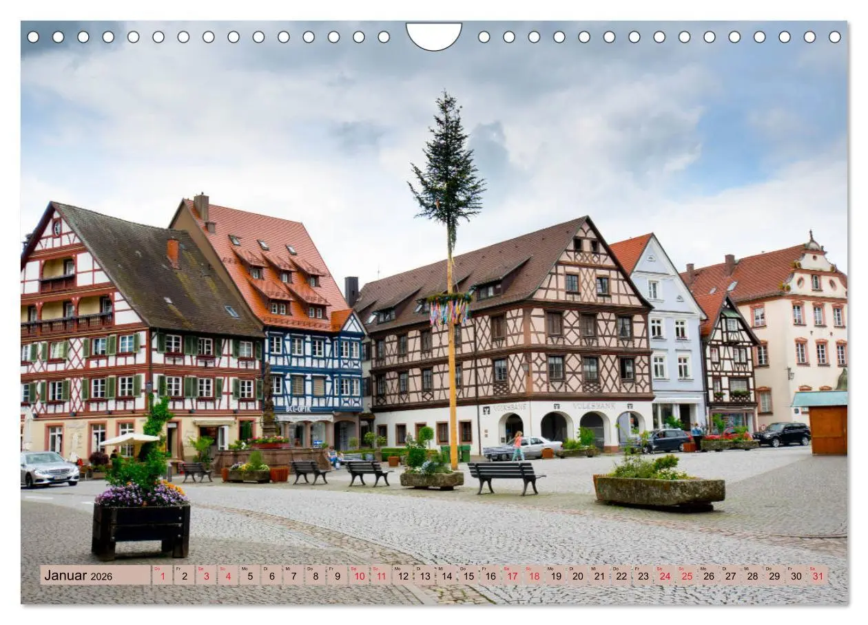 Bild: 9783457775400 | Historisches Gengenbach (Wandkalender 2026 DIN A4 quer), CALVENDO...