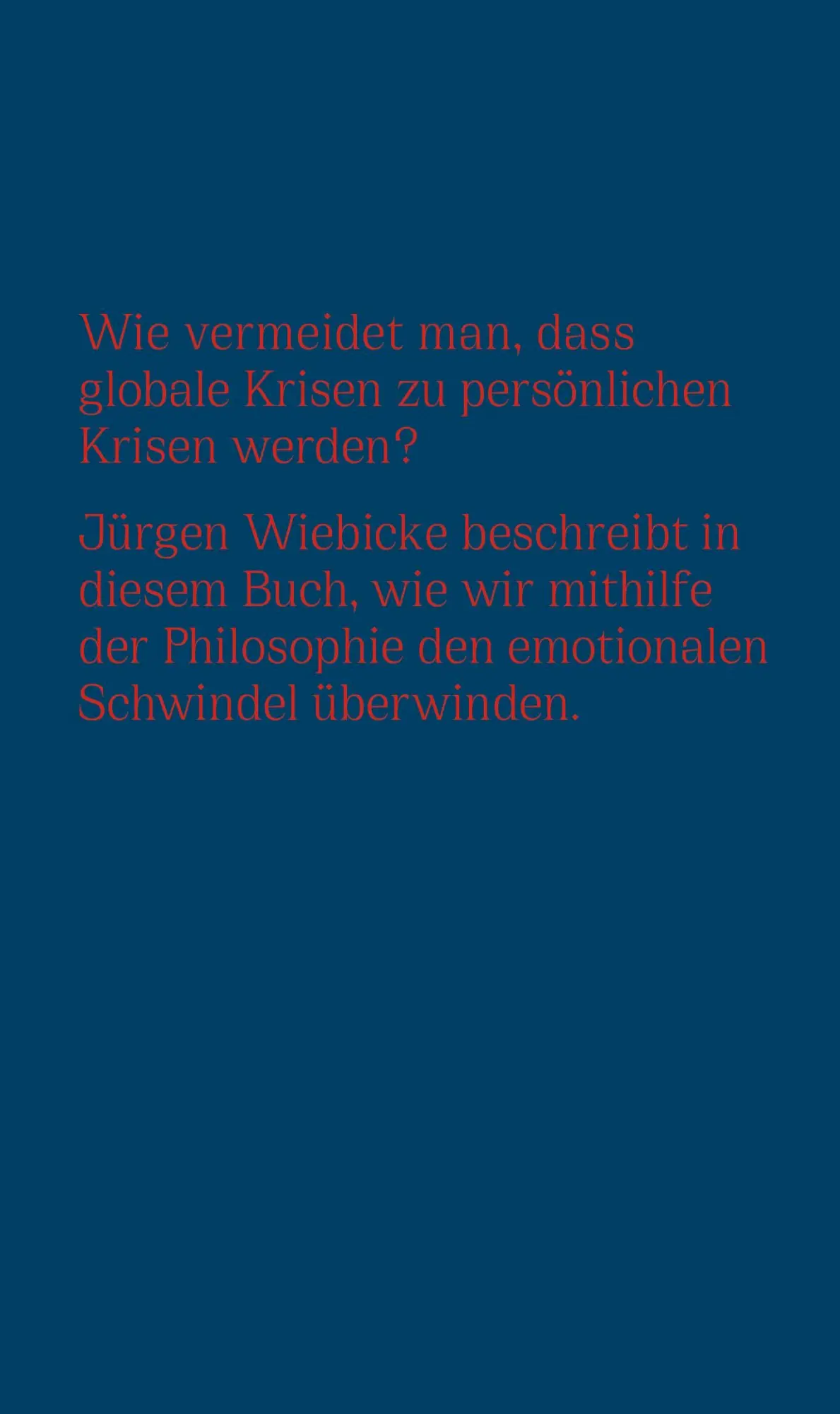 Rückseite: 9783462005400 | Emotionale Gleichgewichtsstörung | Jürgen Wiebicke | Buch | 160 S.