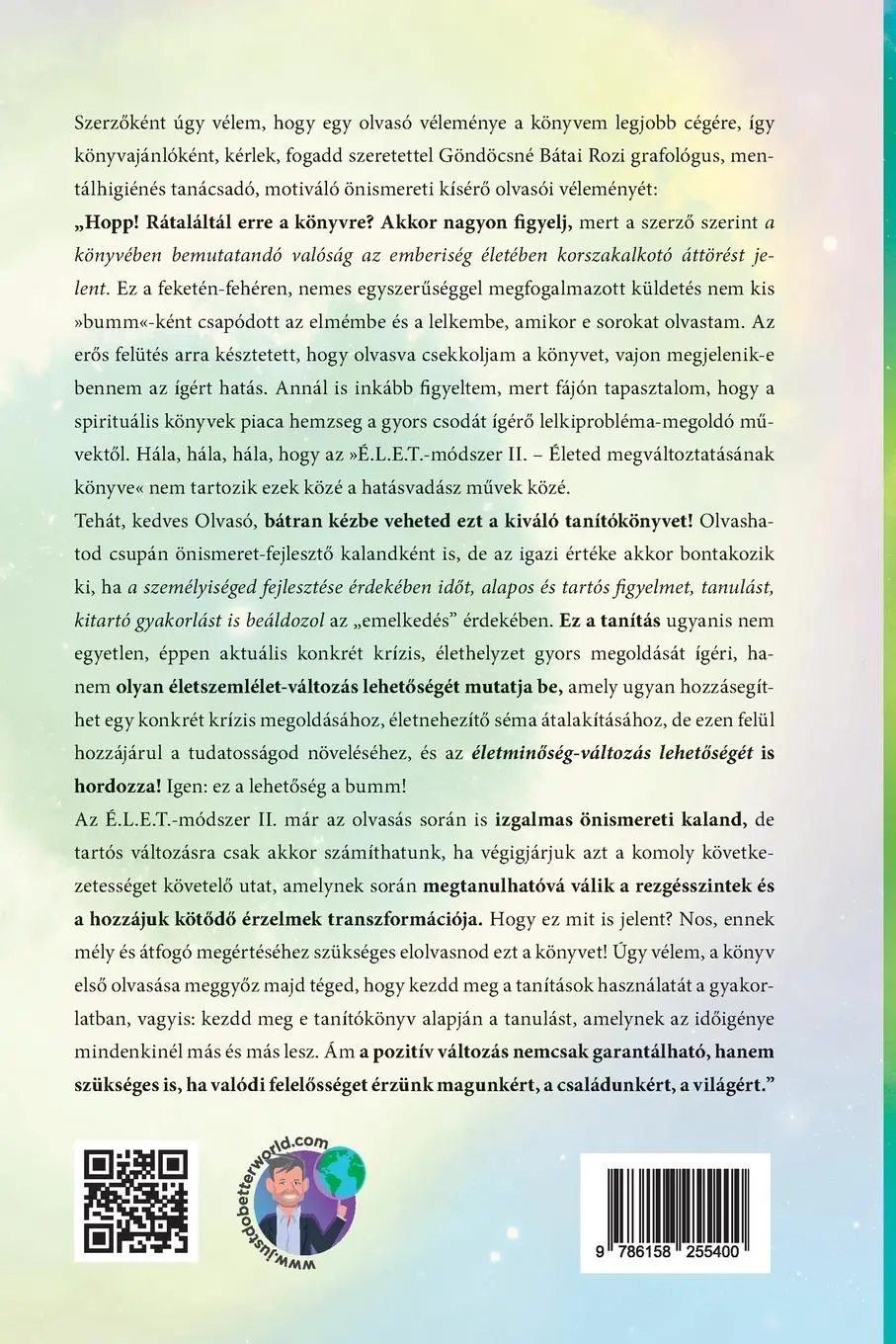 Rückseite: 9786158255400 | Az Életed megváltoztatásának könyve | Erno Dittrich | Taschenbuch