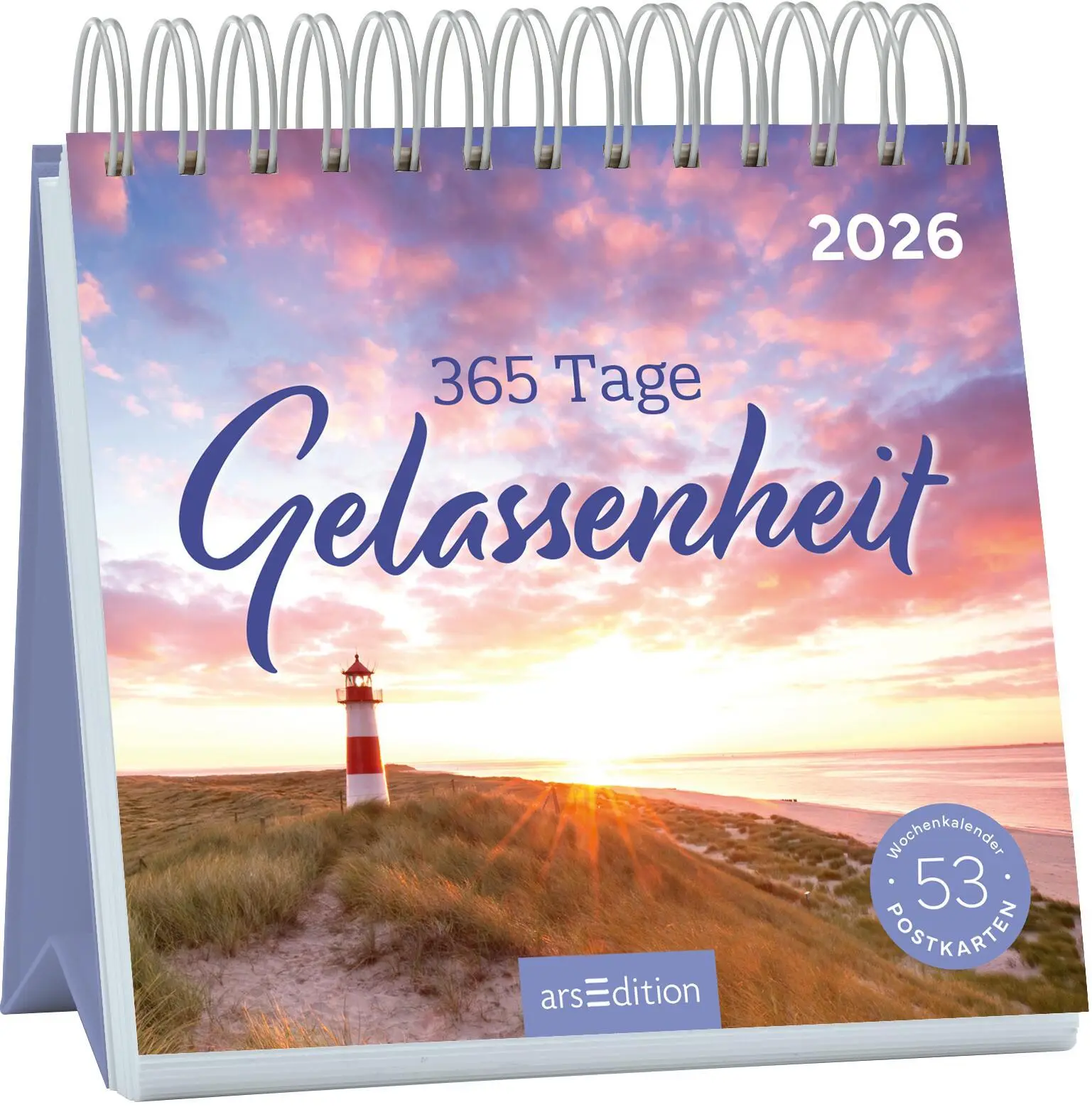 Cover: 4014489135500 | Postkartenkalender 365 Tage Gelassenheit 2026 | Kalender | 108 S.