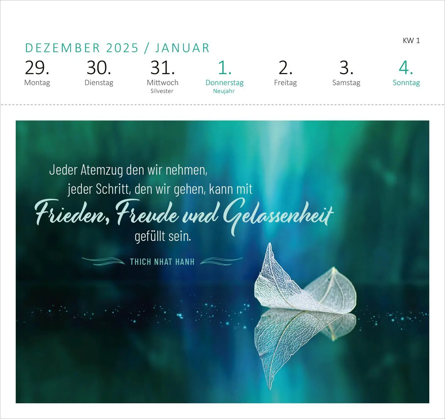 Bild: 4014489135500 | Postkartenkalender 365 Tage Gelassenheit 2026 | Kalender | 108 S.