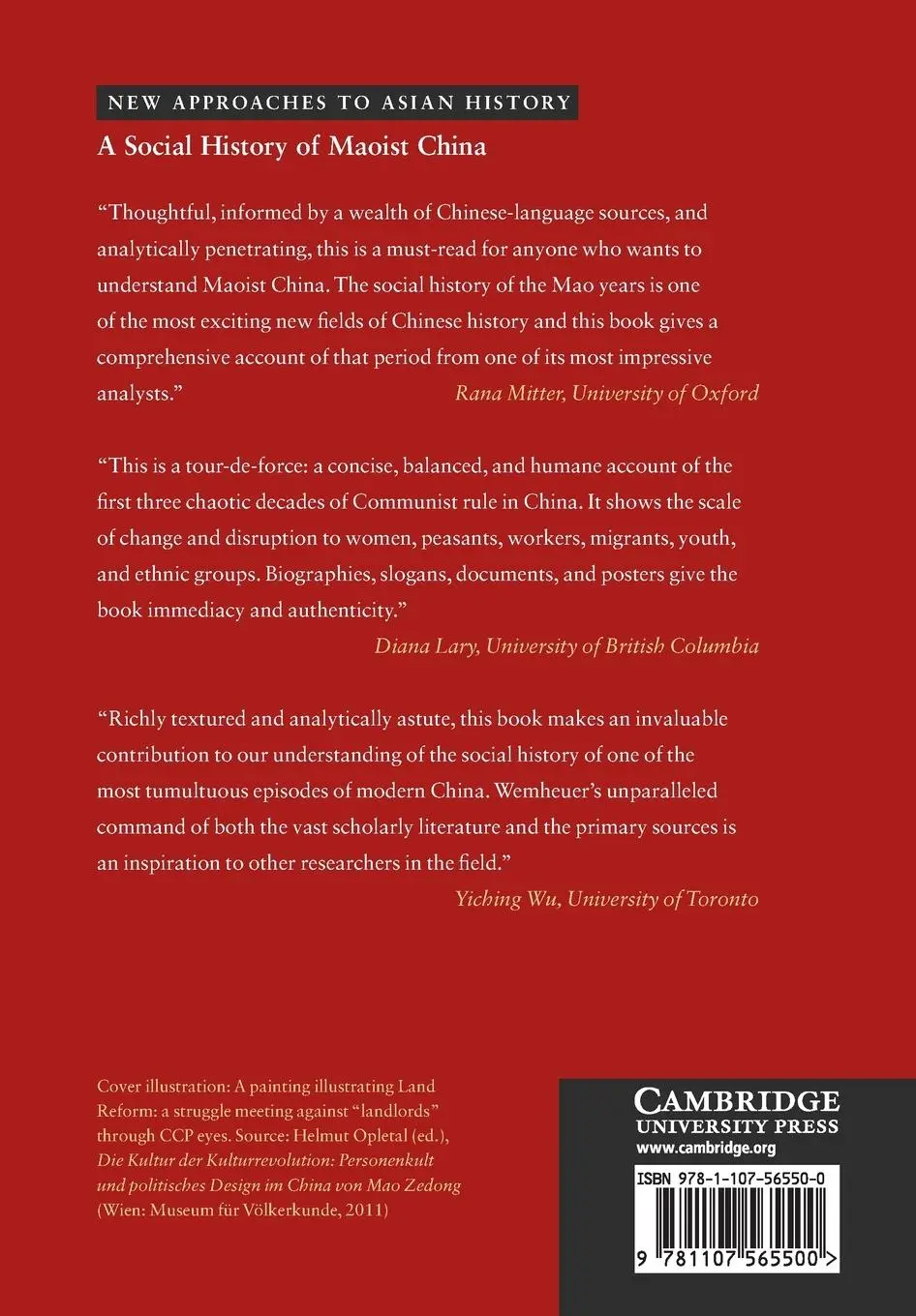 Rückseite: 9781107565500 | A Social History of Maoist China | Felix Wemheuer | Taschenbuch | 2019