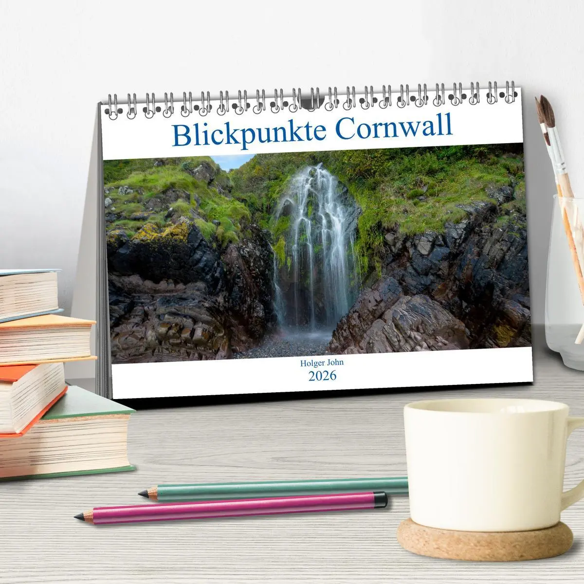 Bild: 9783457695500 | Blickpunkte Cornwall (Tischkalender 2026 DIN A5 quer), CALVENDO...