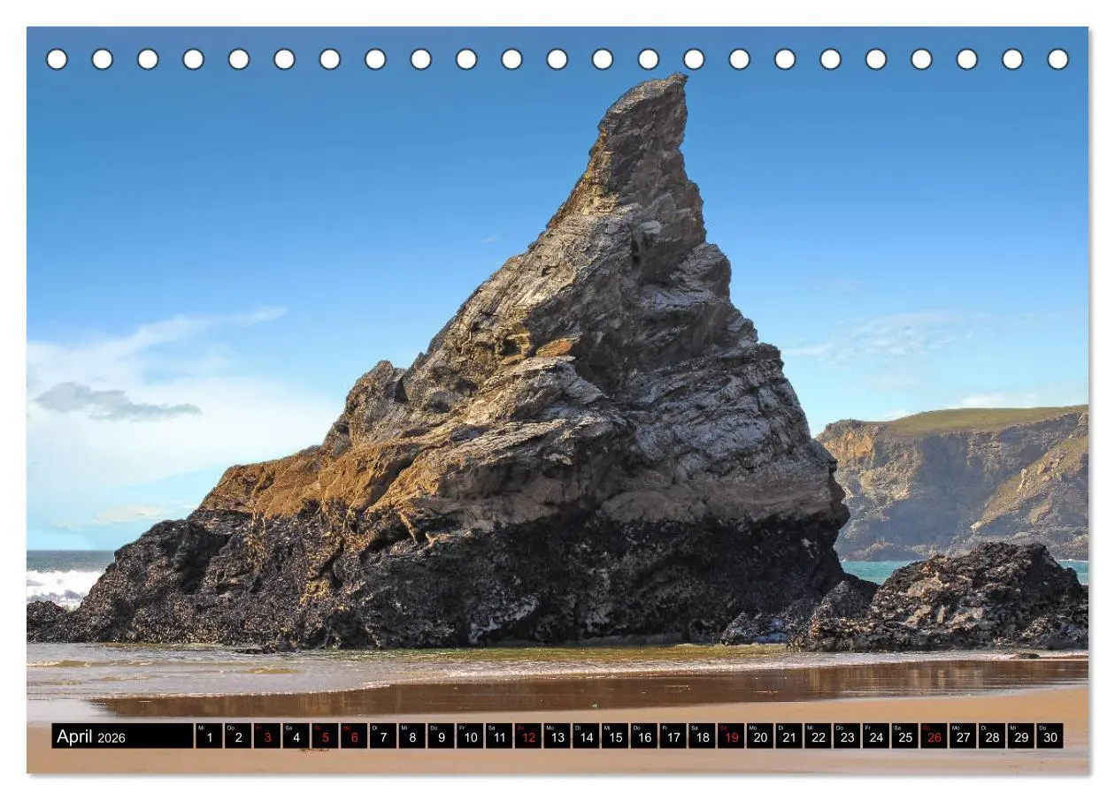 Bild: 9783457695500 | Blickpunkte Cornwall (Tischkalender 2026 DIN A5 quer), CALVENDO...