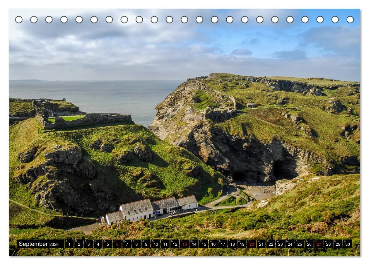 Bild: 9783457695500 | Blickpunkte Cornwall (Tischkalender 2026 DIN A5 quer), CALVENDO...