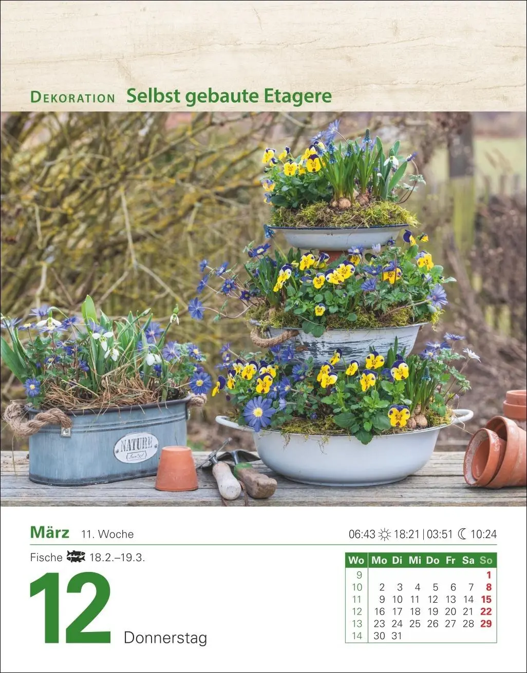 Bild: 9783840035500 | Mein Garten Tagesabreißkalender 2026 - Praktische Tipps für 2026