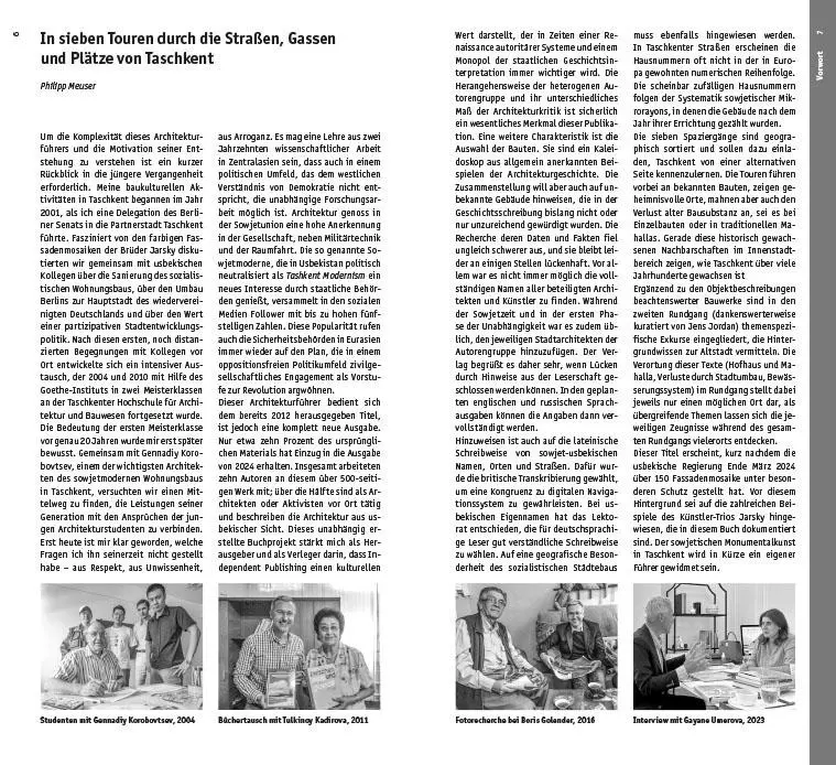 Bild: 9783869225500 | Taschkent. Architekturführer | Philipp Meuser | Taschenbuch | 544 S.