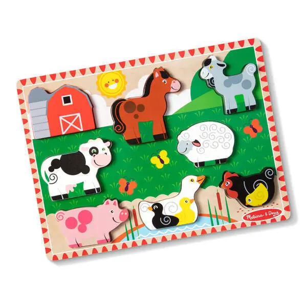 Bild: 681147005600 | MPZ Bauernhof Spieltiere Puzzle | Karton | 70056 | Deutsch | 2025