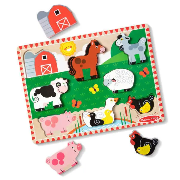 Bild: 681147005600 | MPZ Bauernhof Spieltiere Puzzle | Karton | 70056 | Deutsch | 2025