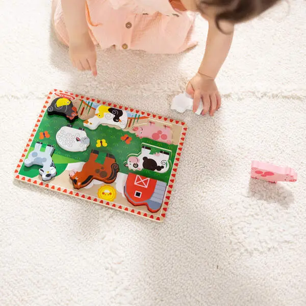 Bild: 681147005600 | MPZ Bauernhof Spieltiere Puzzle | Karton | 70056 | Deutsch | 2025