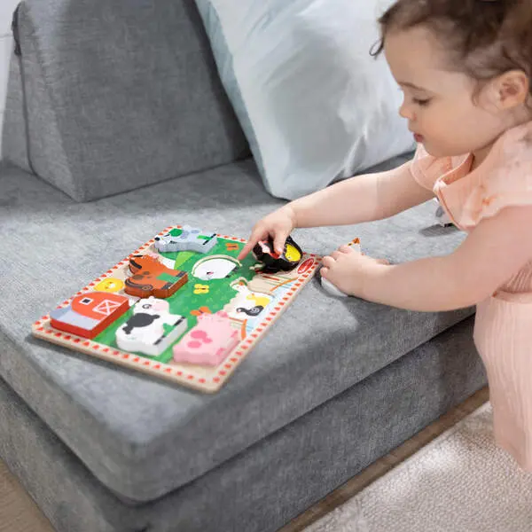 Bild: 681147005600 | MPZ Bauernhof Spieltiere Puzzle | Karton | 70056 | Deutsch | 2025