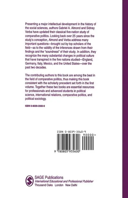 Rückseite: 9780803935600 | The Civic Culture Revisited | Gabriel Abraham Almond (u. a.) | Buch