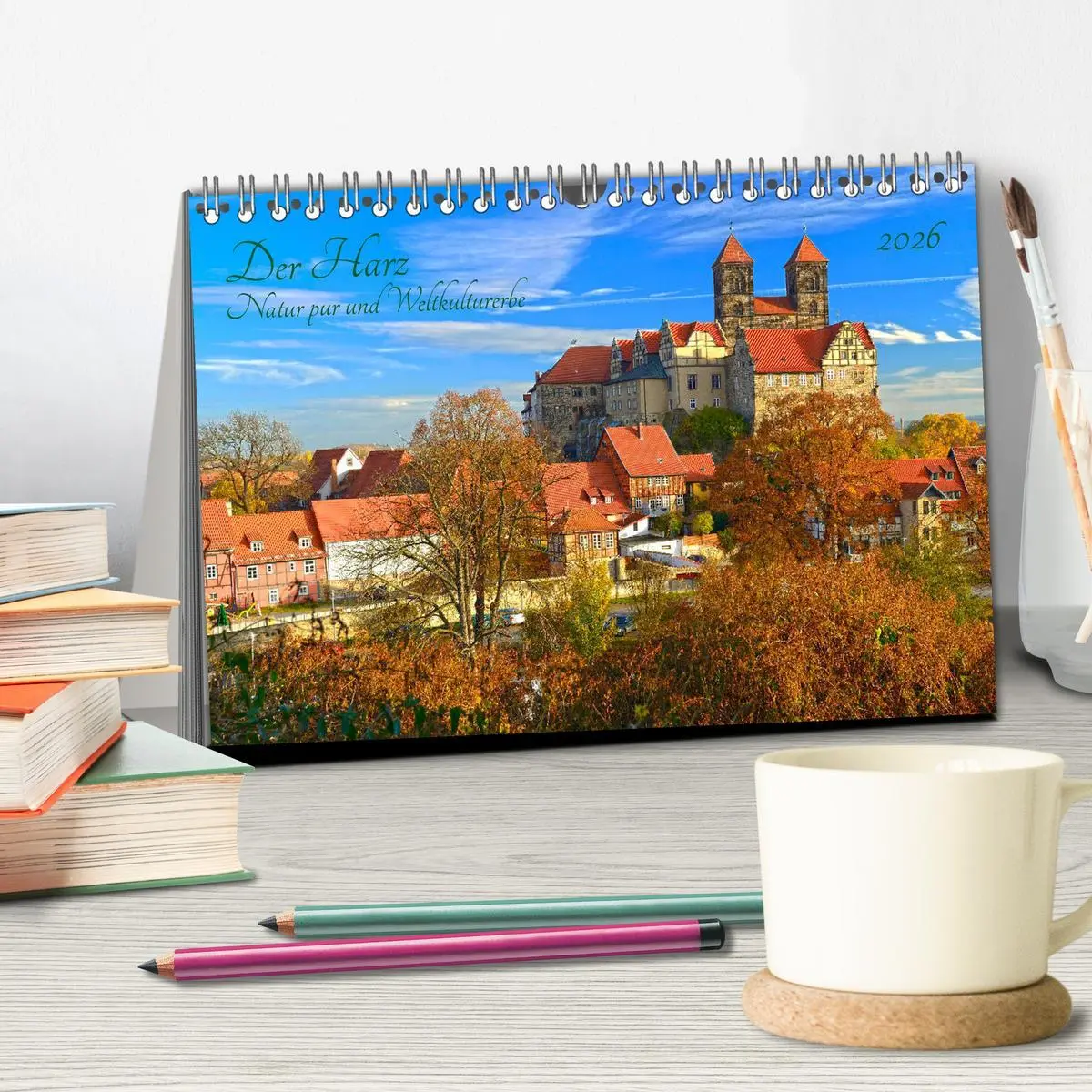 Bild: 9783457755600 | Harz Natur pur und Weltkulturerbe (Tischkalender 2026 DIN A5 quer),...