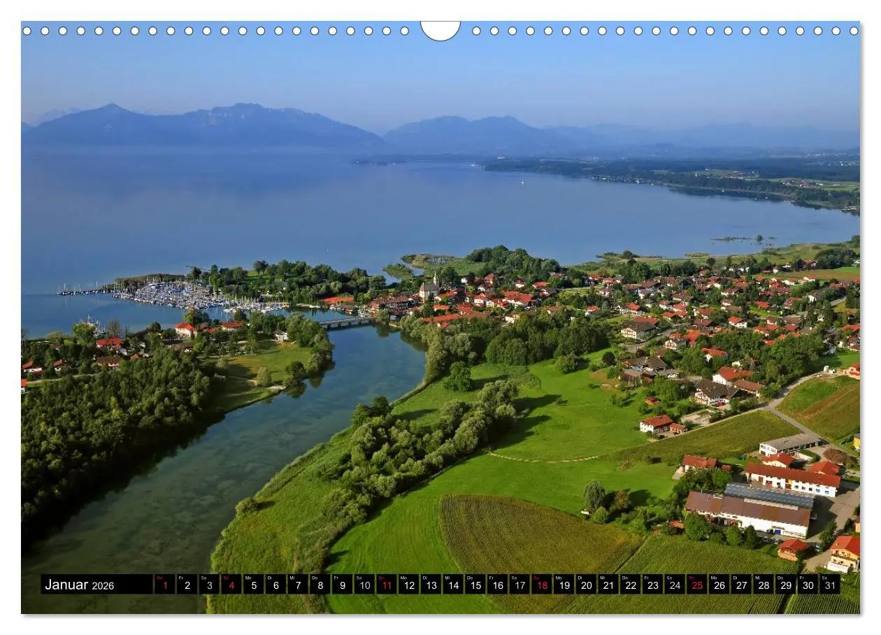 Bild: 9783516155600 | Der Chiemgau von oben (Wandkalender 2026 DIN A3 quer), CALVENDO...