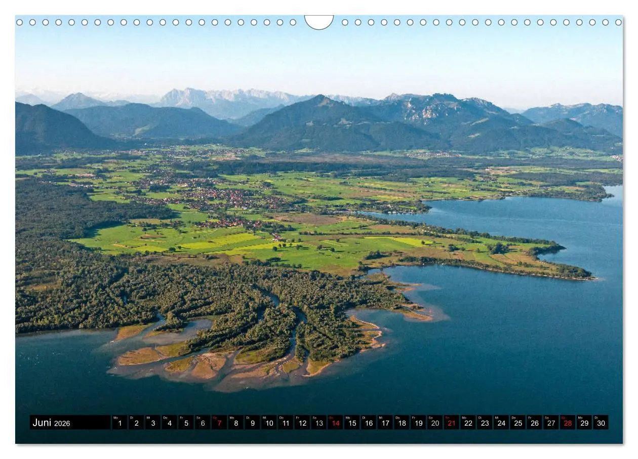 Bild: 9783516155600 | Der Chiemgau von oben (Wandkalender 2026 DIN A3 quer), CALVENDO...