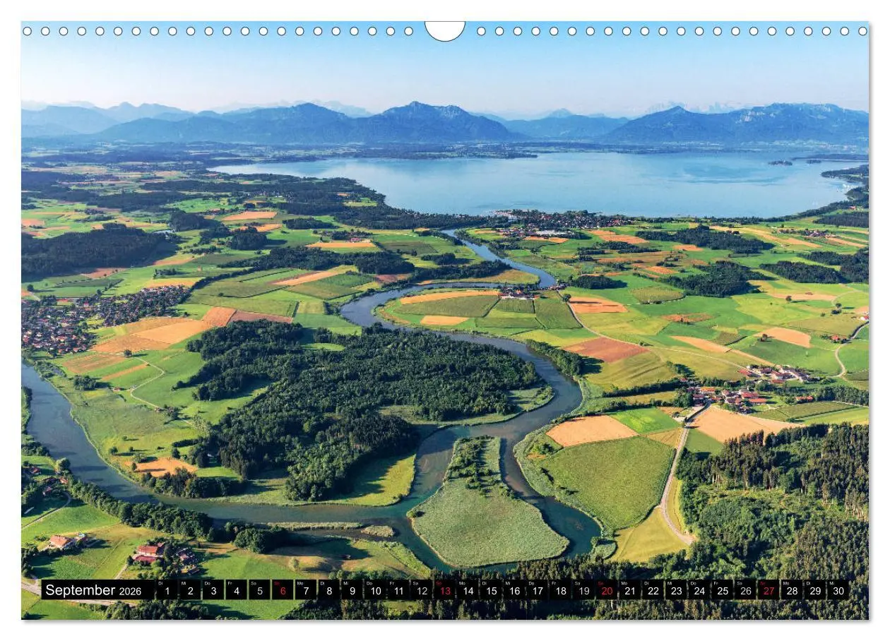 Bild: 9783516155600 | Der Chiemgau von oben (Wandkalender 2026 DIN A3 quer), CALVENDO...