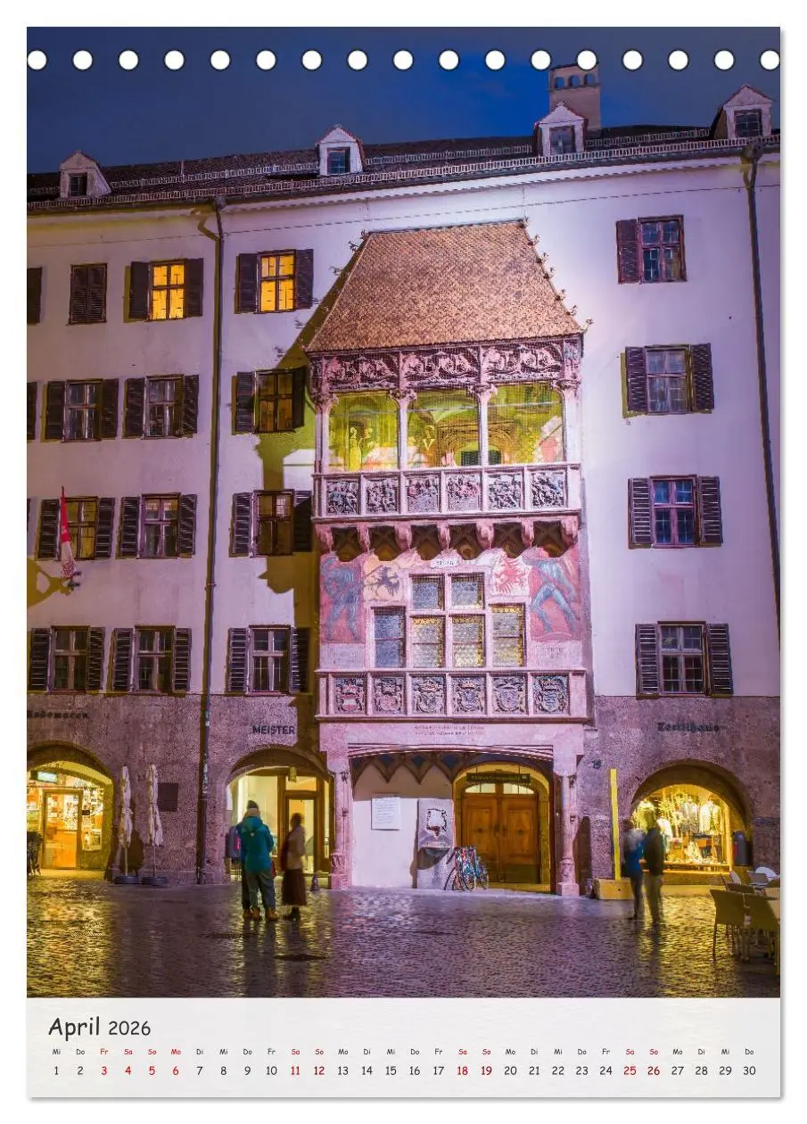 Bild: 9783516605600 | Innsbruck - Zwischen Gassen und Geschichte (Tischkalender 2026 DIN...