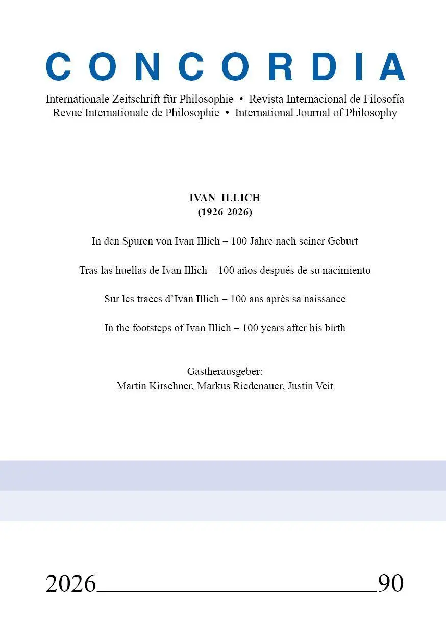 Concordia - Internationale Zeitschrift für Philosophie 90