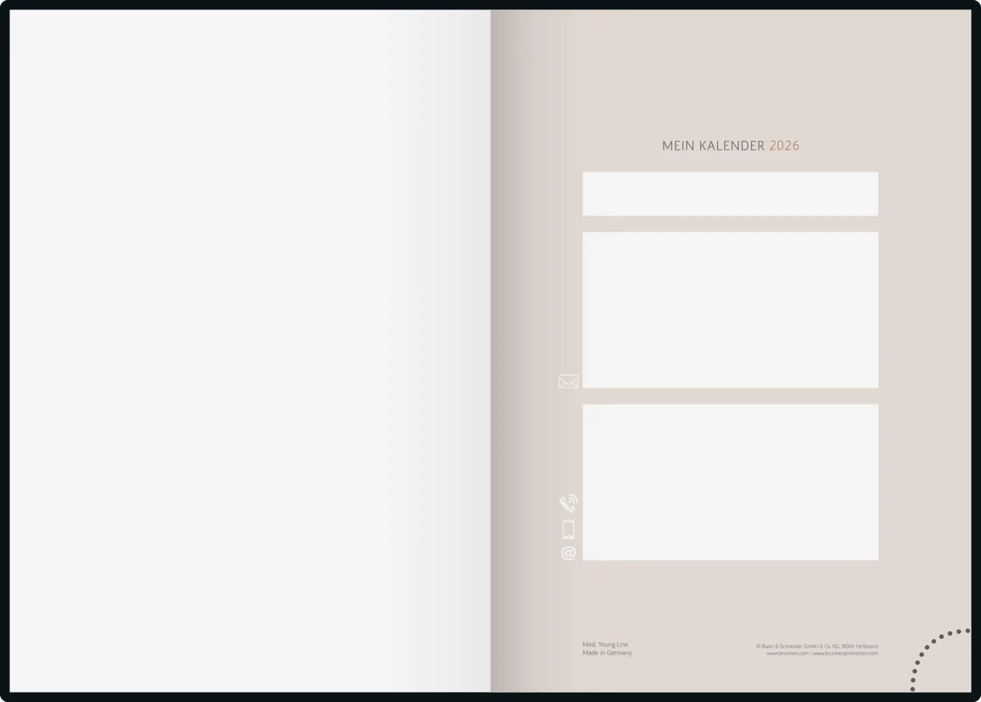 Bild: 4061947145700 | rido/idé 7021507026 Buchkalender Young Line 2026 "Universe" A5, Papier