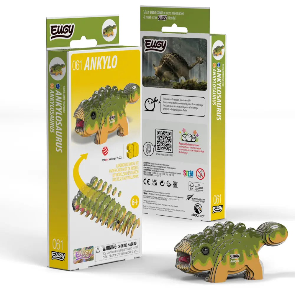 Cover: 9421903005700 | EUGY - 3D Bastelset Ankylosaurus | Kit (Bastelset) | In Karton | 2026