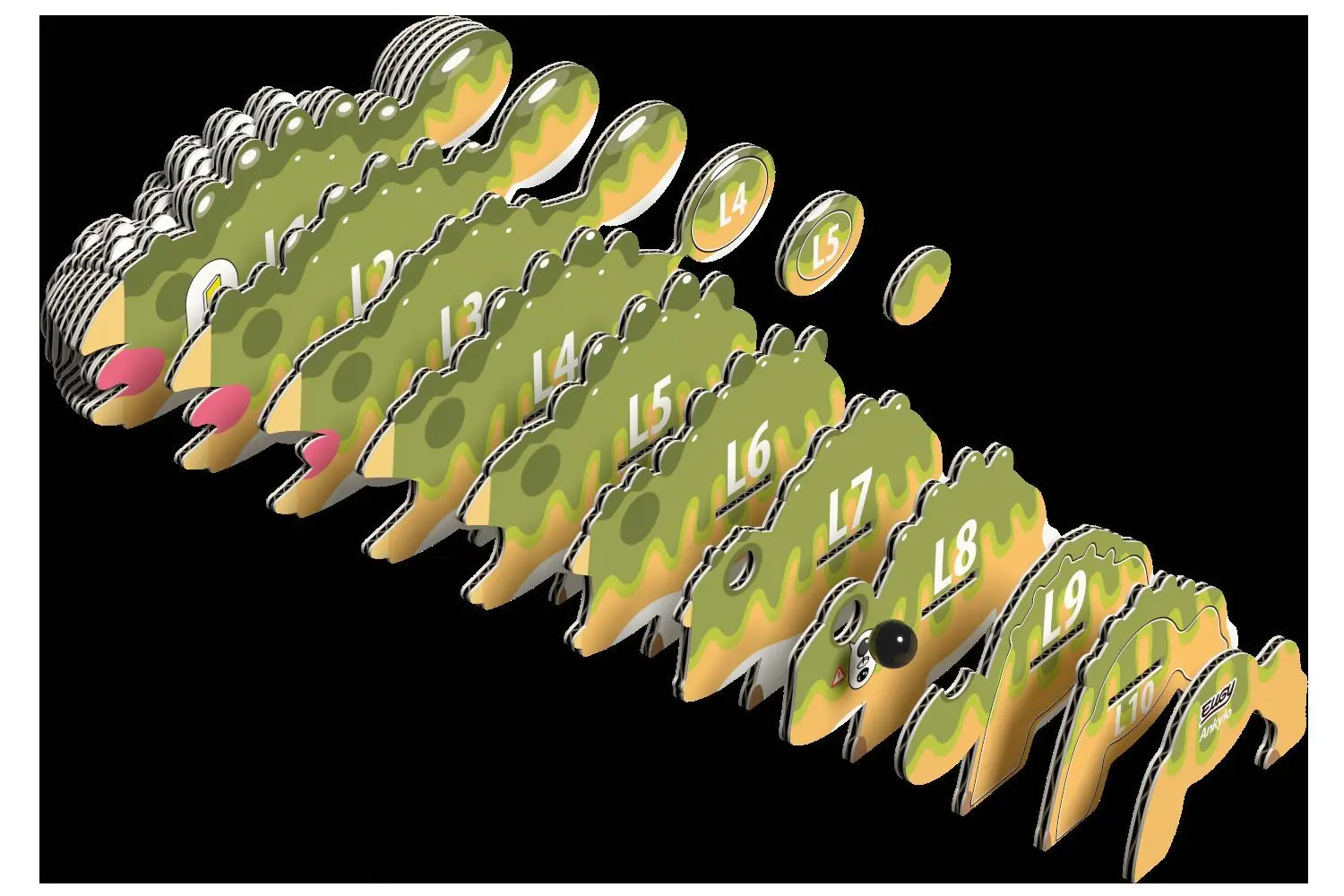 Bild: 9421903005700 | EUGY - 3D Bastelset Ankylosaurus | Kit (Bastelset) | In Karton | 2026